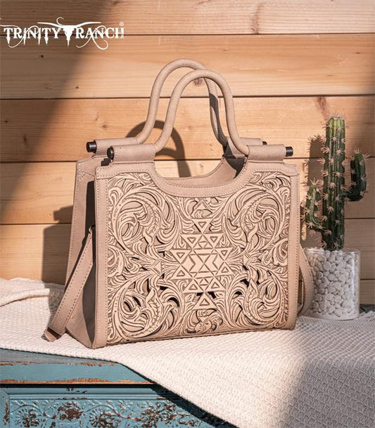 Trinity Ranch Tooled Concealed Carry Purse