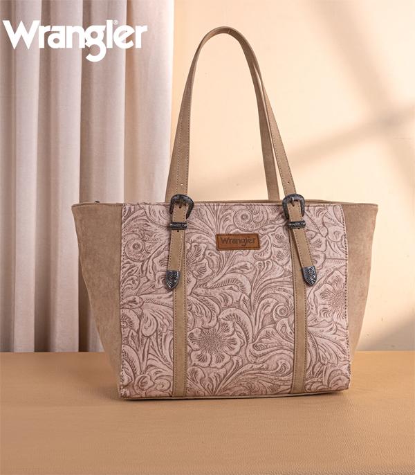 Wrangler Vintage Floral Printed Large Tote Bag