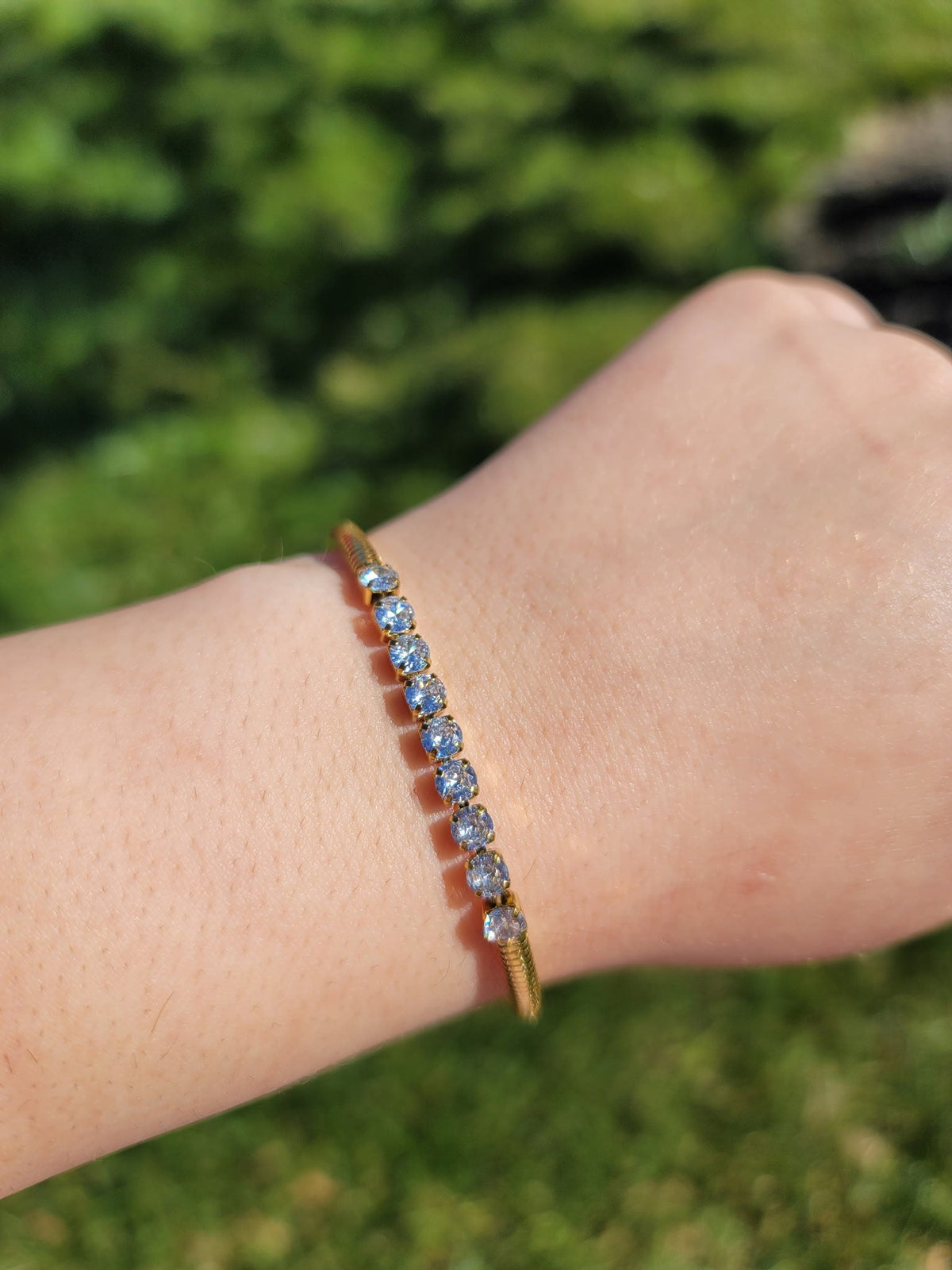 Solenne Waterproof Crystal Bracelet