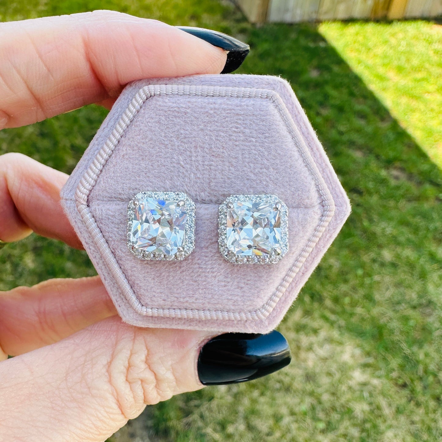 Bianca Halo Studs