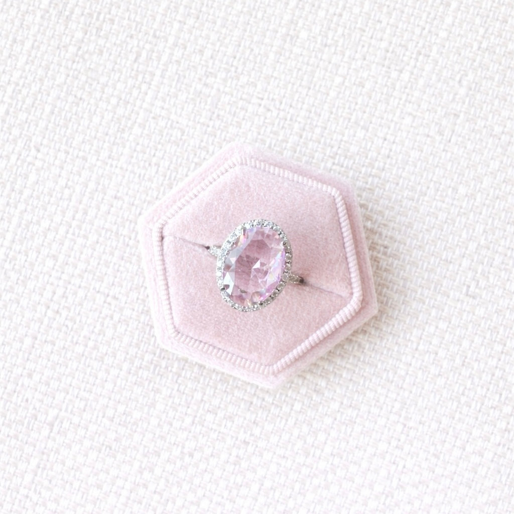 Katherine Pink Oval Ring