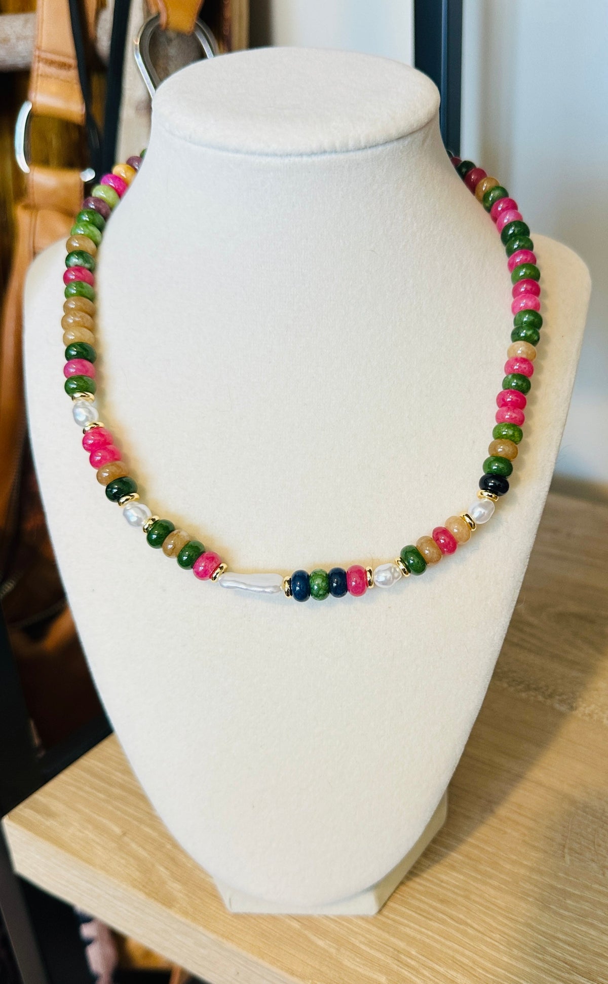 Palm Paradise Gemstone Necklace