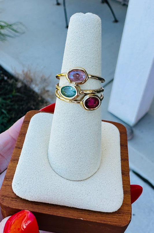Gemma Waterproof Gemstone Ring