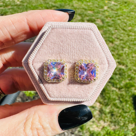 Rosalie Halo Studs