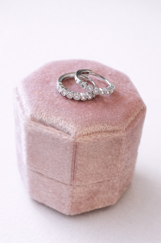 Amelia Pavé Hoop Earrings