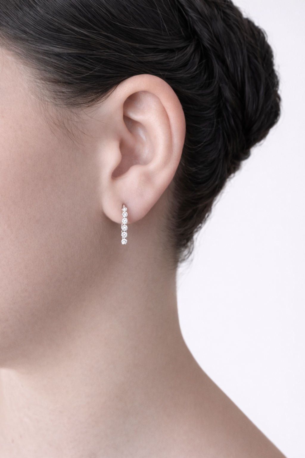 Amelia Pavé Hoop Earrings
