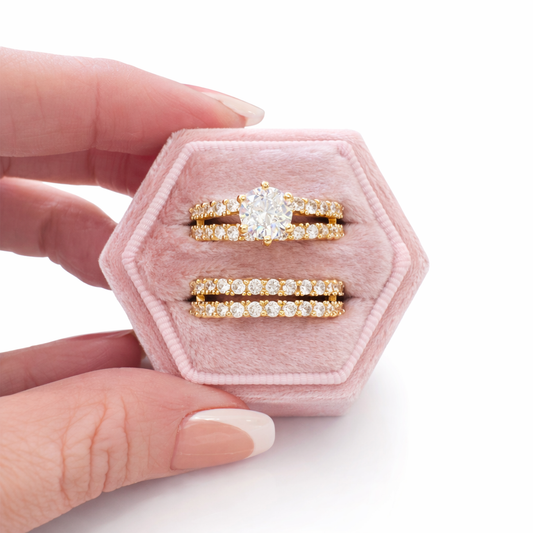 Bethany 2 Piece Ring Set-Gold