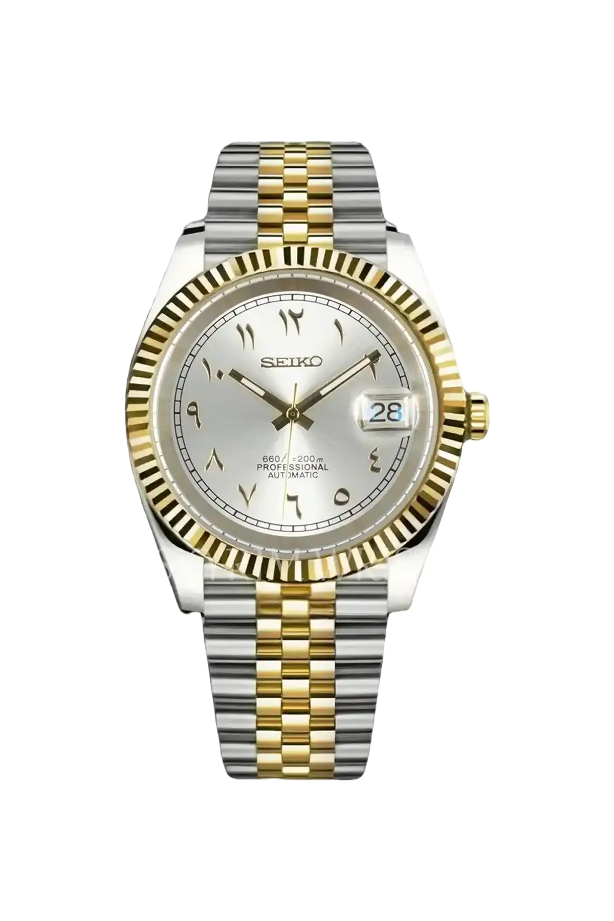 Mod Datejust Two-Tone Gold Arabic