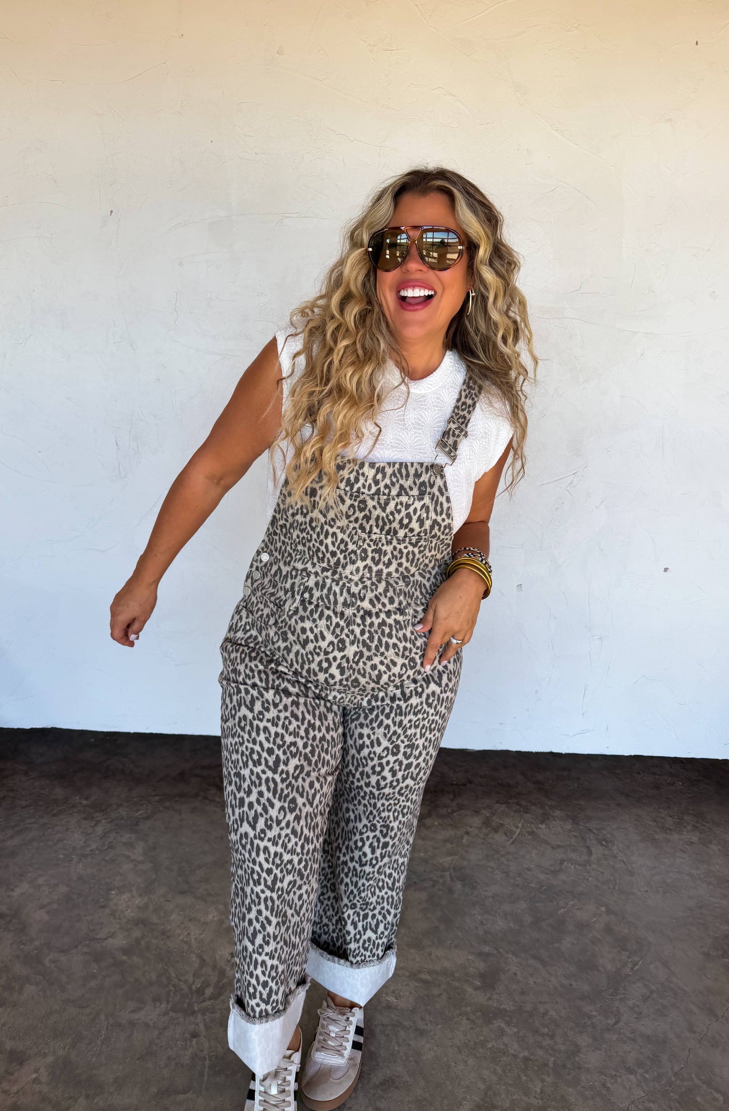 DAHLIA OVERALLS: CHEETAH