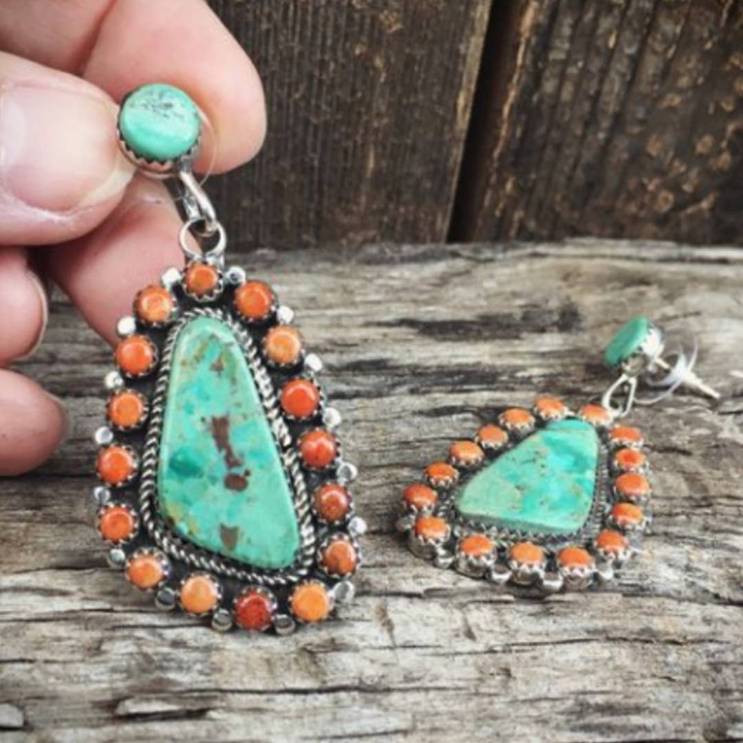 Bohemian Ethnic Style Fashion Alloy Earrings SP508: Multi / One Size