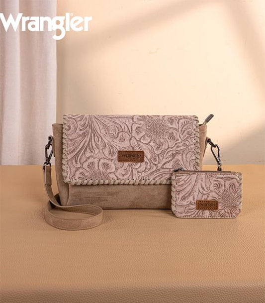Wrangler Vintage Floral Crossbody Bag
