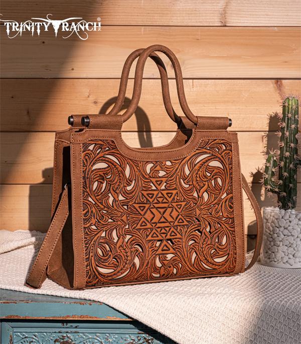 Trinity Ranch Tooled Concealed Carry Purse