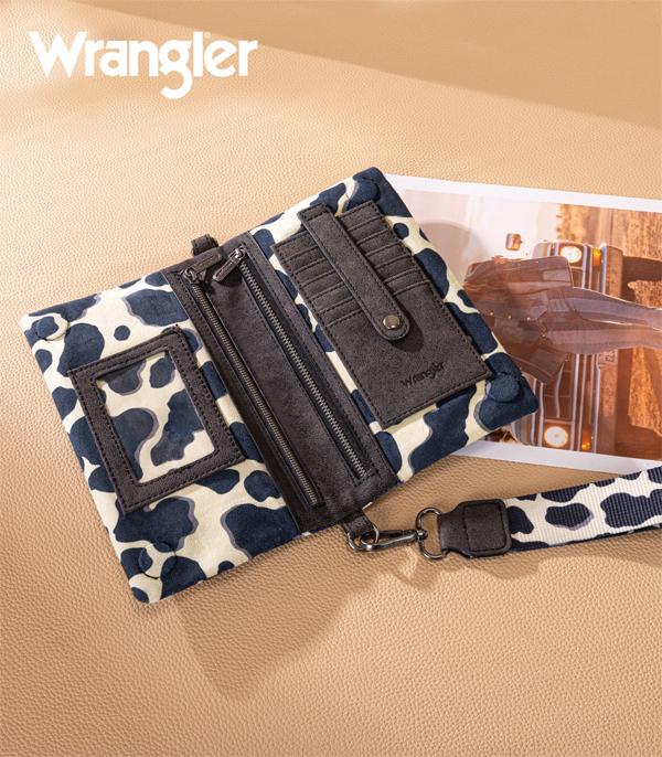 Wrangler Cow Print Wallet/Wristlet/Crossbody