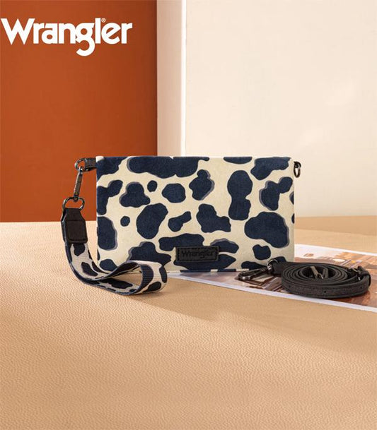 Wrangler Cow Print Wallet/Wristlet/Crossbody