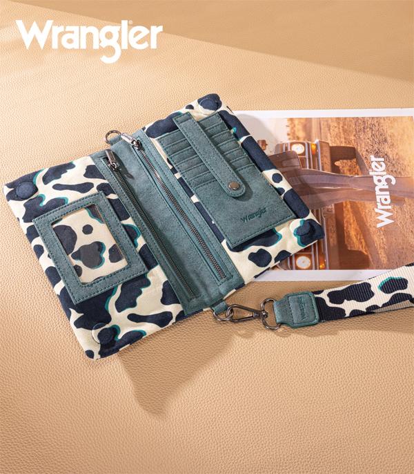 Wrangler Cow Print Wallet/Wristlet/Crossbody