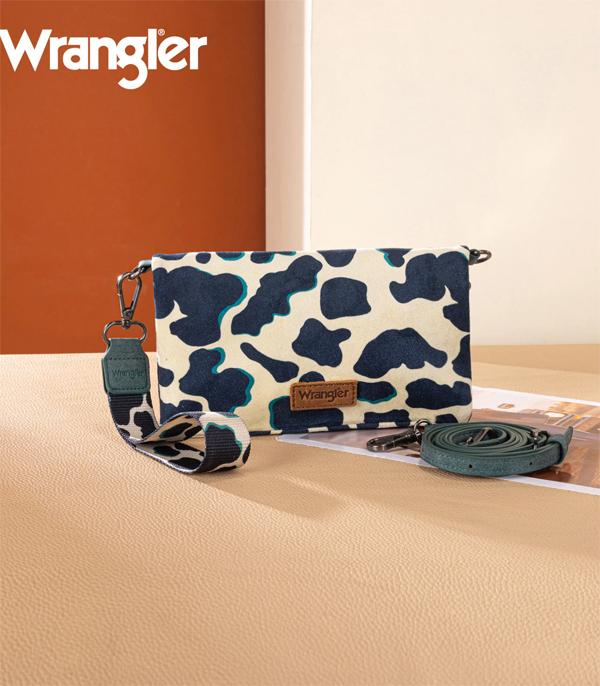 Wrangler Cow Print Wallet/Wristlet/Crossbody