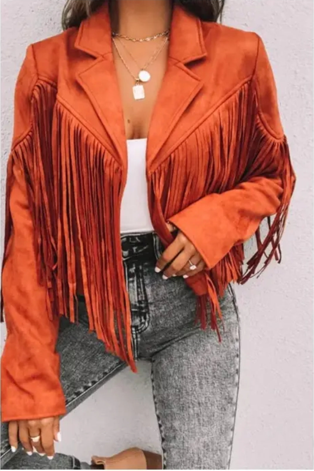 Faux Suede Tassel Jack
