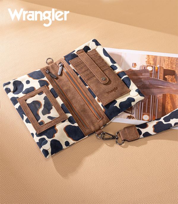 Wrangler Cow Print Wallet/Wristlet/Crossbody