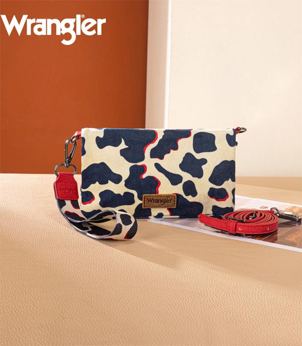Wrangler Cow Print Wallet/Wristlet/Crossbody